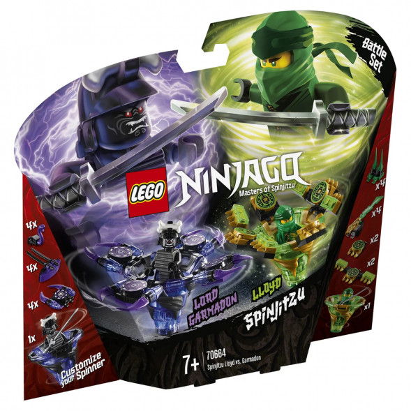 Конструктор LEGO Ninjago 70664 Ллойд мастер Кружитцу против Гармадона в Екатеринбурге