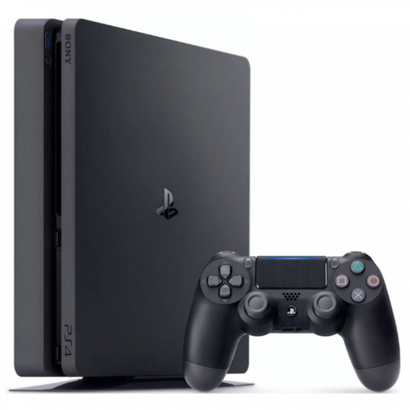 Игровая приставка Sony PlayStation 4 Slim 500 ГБ HDD, черный в Екатеринбурге