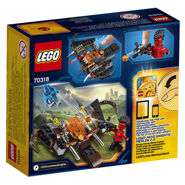 Конструктор LEGO Nexo Knights 70318 Шаровая ракета в Екатеринбурге