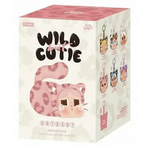 Коллекционная фигурка POP MART CRYBABY Wild But Cutie Series - Vinyl Plush Pendant Blind Box в Екатеринбурге