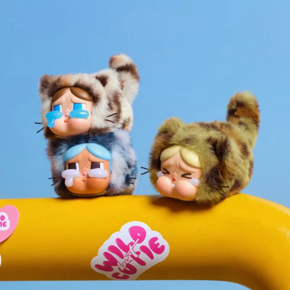 Коллекционная фигурка POP MART CRYBABY Wild But Cutie Series - Vinyl Plush Pendant Blind Box в Екатеринбурге