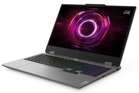 Ноутбук Lenovo LOQ 15AHP10 (83JG003EPB) (15.6 &amp;quot;, Ryzen 7 250 3.3 ГГц, 8 ядер, 16 Гб DDR5, 512 Гб SSD, GeForce RTX 5050, Windows 11 Home), Серый в Екатеринбурге