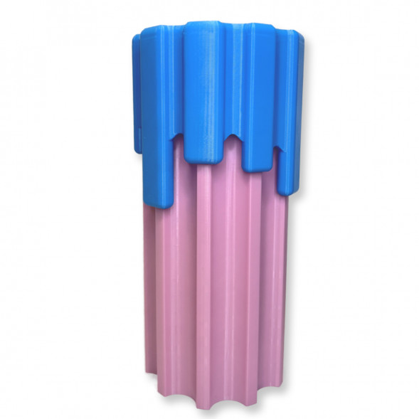 Ваза HatRom Drip, розовый - синий в Екатеринбурге