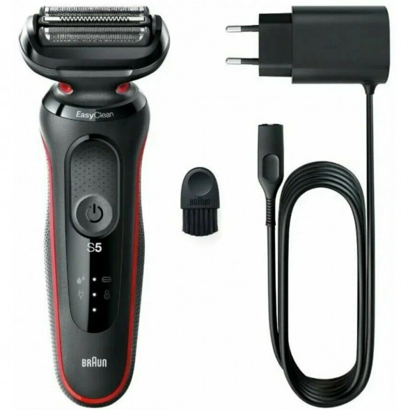 Электробритва Braun Series 5 51-R1000s, черный/красный в Екатеринбурге