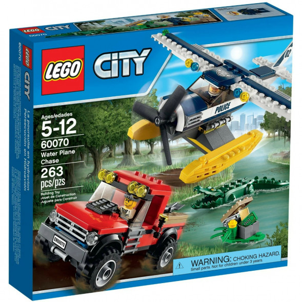 Конструктор LEGO City 60070 Погоня на полицейском гидроплане в Екатеринбурге