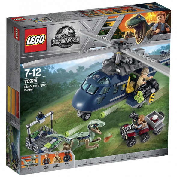 Конструктор LEGO Jurassic World 75928 Погоня за Блю на вертолёте  в Екатеринбурге