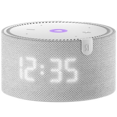 Умная колонка Яндекс Новая Станция Мини (с часами) - умная колонка с Алисой, серый опал в Екатеринбурге