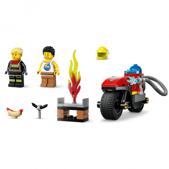 Конструктор LEGO City 60410 Пожарно-спасательный мотоцикл в Екатеринбурге