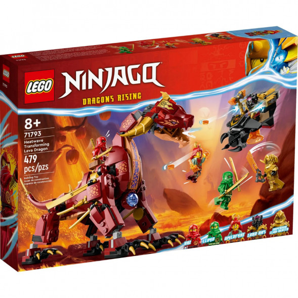 Конструктор LEGO Ninjago 71793 Лавовый дракон-трансформер в Екатеринбурге