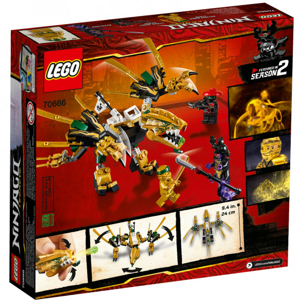 Конструктор LEGO Ninjago 70666 Золотой Дракон в Екатеринбурге
