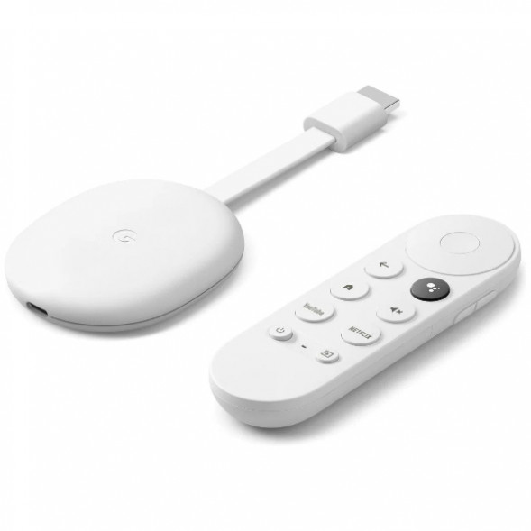 ТВ-приставка Google Chromecast c Google TV, snow в Екатеринбурге