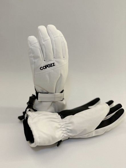 Перчатки горнолыжные сноубордические Copozz (белый, L) в Екатеринбурге