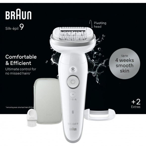 Эпилятор Braun Silk-epil 9 SES 9-011, Silver в Екатеринбурге