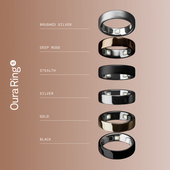 Умное кольцо Oura Ring 5 (размер 7), розовое золото/Deep Rose в Екатеринбурге