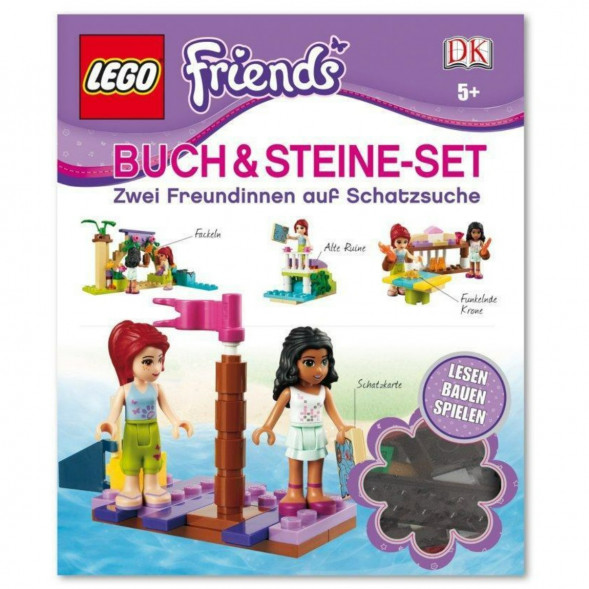 Книга и набор кубиков LEGO Friends Buch &amp;amp; Steine-Set Zwei Freundinnen auf Schatzsuche в Екатеринбурге