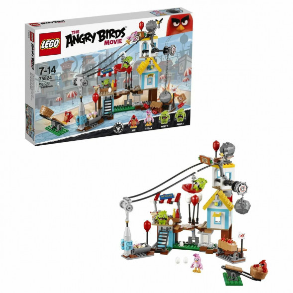 Конструктор LEGO Angry Birds 75824 Разгром Свинограда в Екатеринбурге