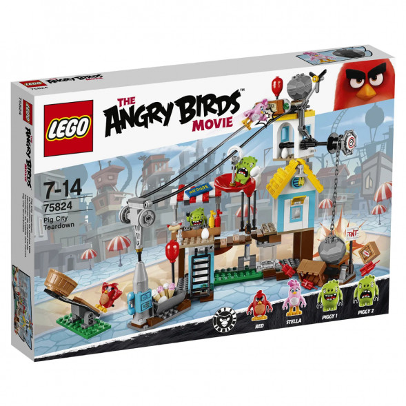 Конструктор LEGO Angry Birds 75824 Разгром Свинограда в Екатеринбурге
