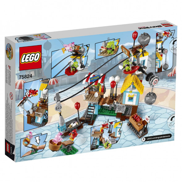 Конструктор LEGO Angry Birds 75824 Разгром Свинограда в Екатеринбурге