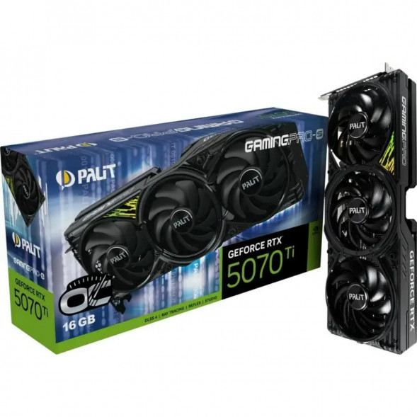 Видеокарта Palit NVIDIA GeForce RTX 5070TI PA-RTX5070TI GAMINGPRO-S OC 16ГБ GDDR7 в Екатеринбурге