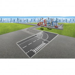 Конструктор LEGO City 7281 Т-образный перекрёсток и поворот