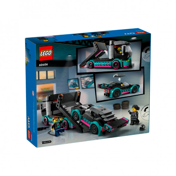Конструктор LEGO City 60406 Гоночный автомобиль и автовоз в Екатеринбурге