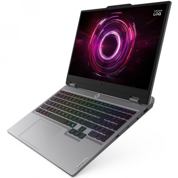 Ноутбук Lenovo LOQ 15AHP10 (83JG003DPB) (15.6&amp;quot;,  IPS, AMD Ryzen 5 220, 6 ядер, 16 ГБ DDR5, SSD 512 ГБ, NVIDIA GeForce RTX 5050 - 8 ГБ, без ОС), серый в Екатеринбурге