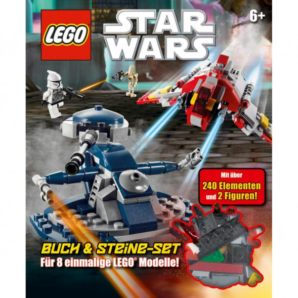 Книга и набор кубиков LEGO Star Wars Buch &amp;amp; Steine-Set Fur 8 einmalige Lego Modelle! в Екатеринбурге