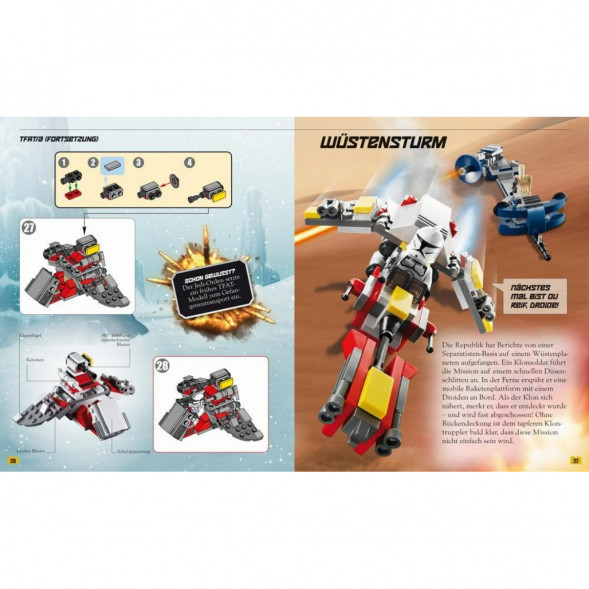 Книга и набор кубиков LEGO Star Wars Buch &amp;amp; Steine-Set Fur 8 einmalige Lego Modelle! в Екатеринбурге