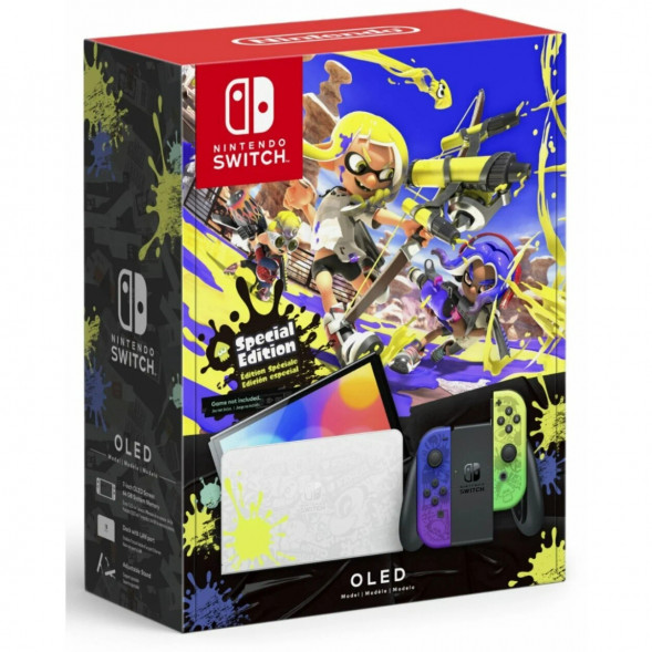 Игровая приставка Nintendo Switch OLED 64 ГБ, Splatoon 3 Edition в Екатеринбурге