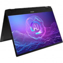 Ноутбук трансформер MSI Summit Pro 16 AI A2HVETG-085RU (16", IPS, Intel Core Ultra 7 255H 2ГГц, 16 ядер, 32ГБ LPDDR5, 1ТБ SSD, NVIDIA GeForce RTX 4050 - 6 ГБ, Windows 11 Pro), черный