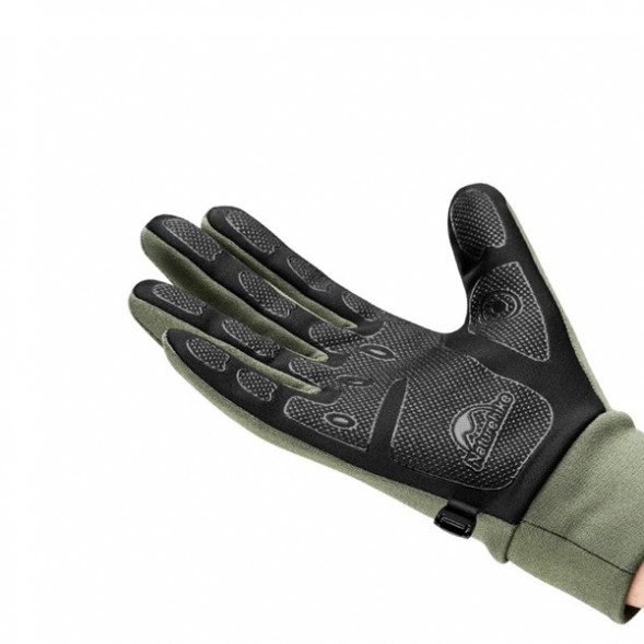 Перчатки сенсорные спортивные Naturehike Outdoor Full Touch GL10 (черный, L) в Екатеринбурге