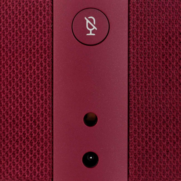 Умная колонка Яндекс Новая Станция Мини (с часами) - умная колонка с Алисой, красный гранат в Екатеринбурге