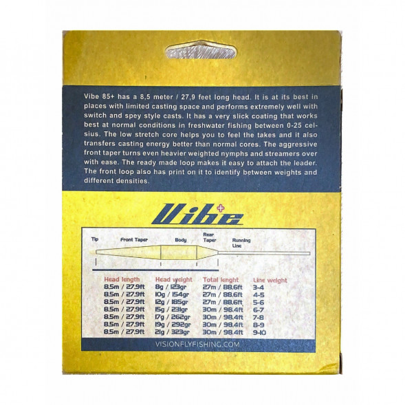 Рыболовный шнур Vision Vibe 85+ Rods 7-8 Sink 3 Head Weight VKL7S3 в Екатеринбурге
