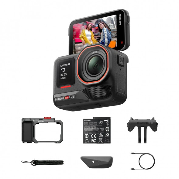 Экшн-камера Insta360 Ace Pro 2 Single Battery Xplorer Bundle, Gray в Екатеринбурге