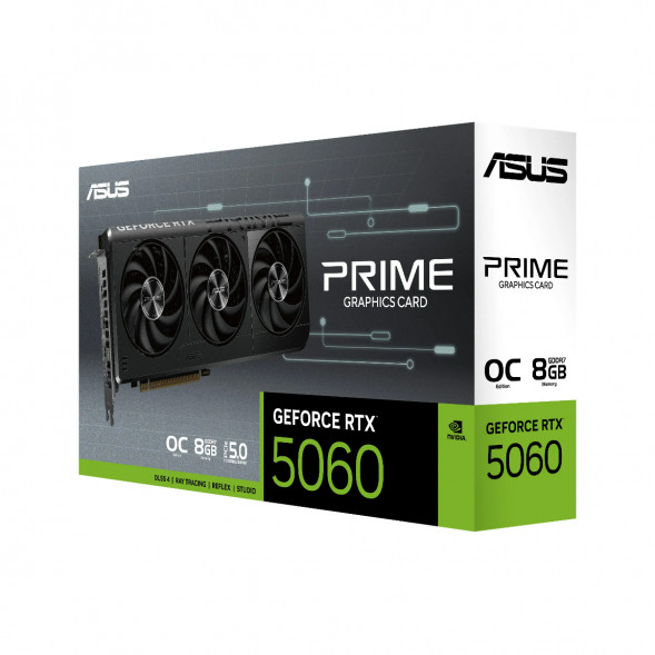 Видеокарта ASUS GeForce RTX 5060 Prime OC 8Gb (PRIME-RTX5060-O8G) в Екатеринбурге