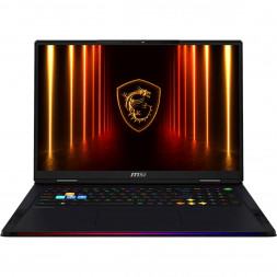 Ноутбук MSI Raider A18 HX A9WJG-407RU (18&amp;quot;, IPS, AMD Ryzen 9 9955HX3D 2.5ГГц, 16-ядерный, 32Гб DDR5, 2Тб SSD, RTX 5090 24Гб, Windows 11 Home), черный