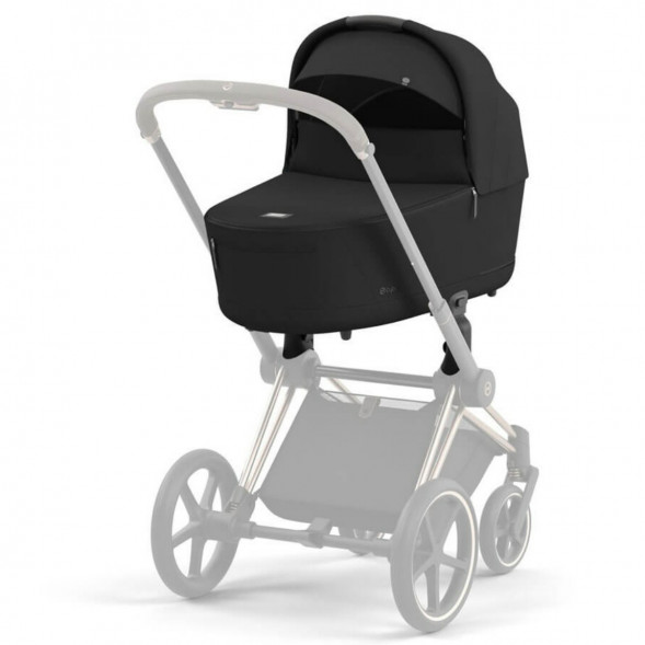 Коляска 2 в 1 Cybex Priam IV Sepia Black, шасси Rosegold в Екатеринбурге