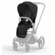 Коляска 2 в 1 Cybex Priam IV Sepia Black, шасси Rosegold в Екатеринбурге