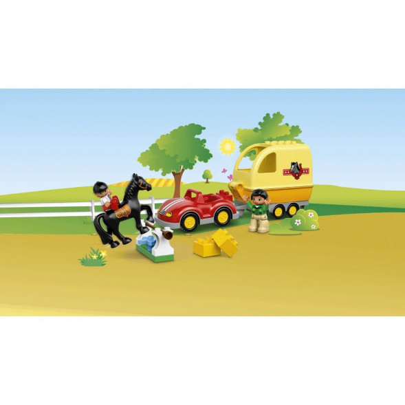 Конструктор LEGO DUPLO Town 10807 Трейлер для лошадок в Екатеринбурге