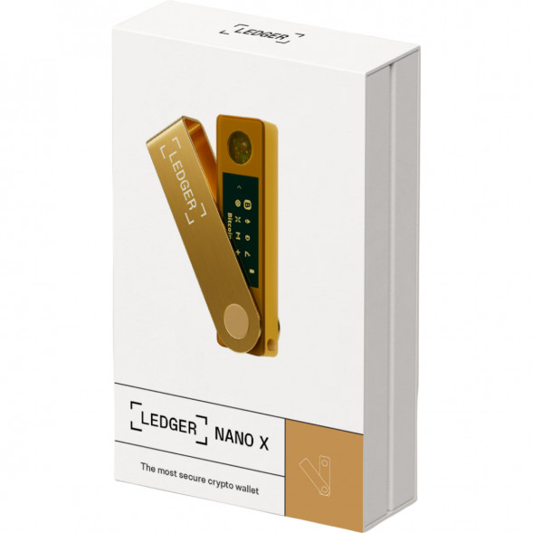 Аппаратный криптокошелек Ledger Nano X, Gold в Екатеринбурге