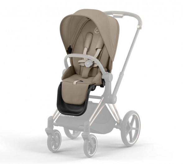 Коляска 2 в 1 Cybex Priam IV Cozy Beige, шасси Rosegold в Екатеринбурге