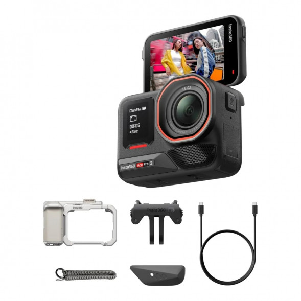 Экшн-камера Insta360 Ace Pro 2 Single Battery Xplorer Bundle, Silver в Екатеринбурге