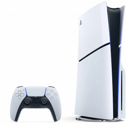 Игровая приставка Sony PlayStation 5 Slim 1TB с дисководом, белый Игровая приставка Sony PlayStation 5 Slim 1TB с дисководом, белый