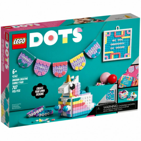 Конструктор LEGO DOTS 41962 Творческий семейный набор «Единорог» в Екатеринбурге