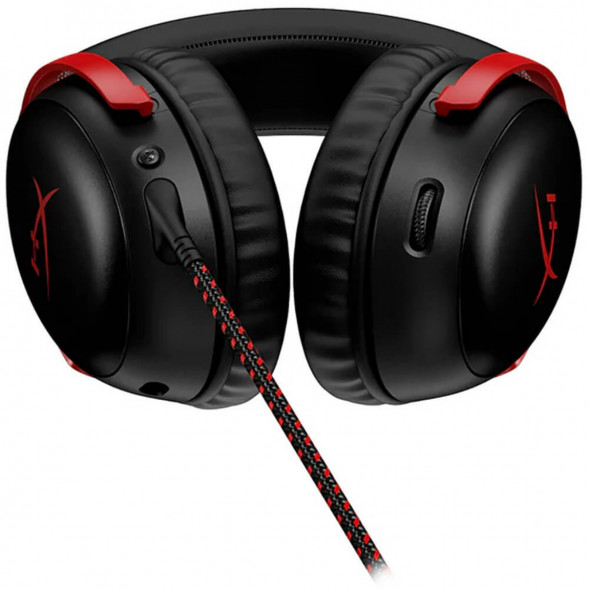 Компьютерная гарнитура HyperX Cloud III проводная, чёрный/красный в Екатеринбурге