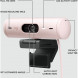 Веб-камера Logitech Brio 500, розовый в Екатеринбурге