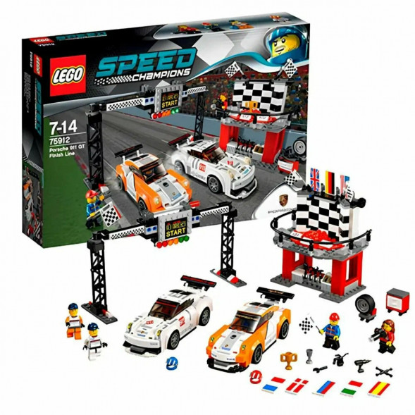 Конструктор LEGO Speed Champions 75912 Финишная линия гонки Porsche 911 GT в Екатеринбурге