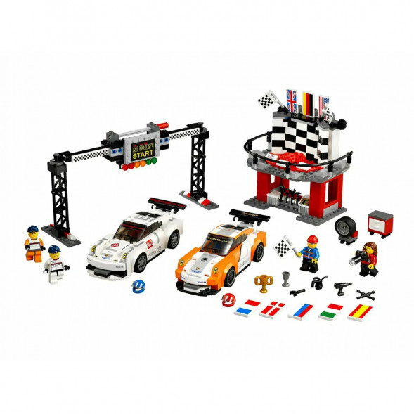 Конструктор LEGO Speed Champions 75912 Финишная линия гонки Porsche 911 GT в Екатеринбурге