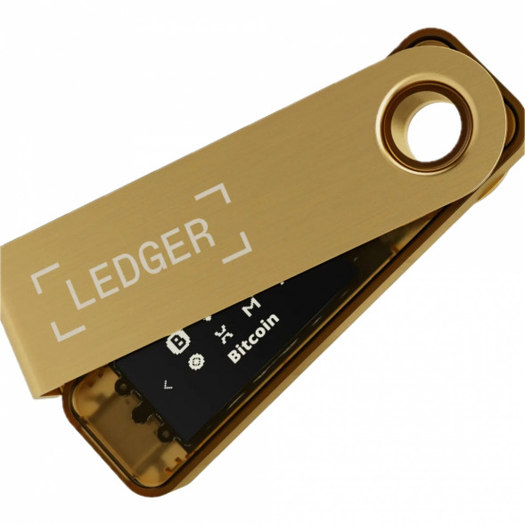 Криптокошелек Ledger Nano S Plus 1 шт., золотой в Екатеринбурге
