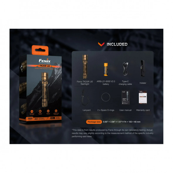 Тактический фонарь Fenix TK20R UE 2800 Lm, Tropic Green в Екатеринбурге